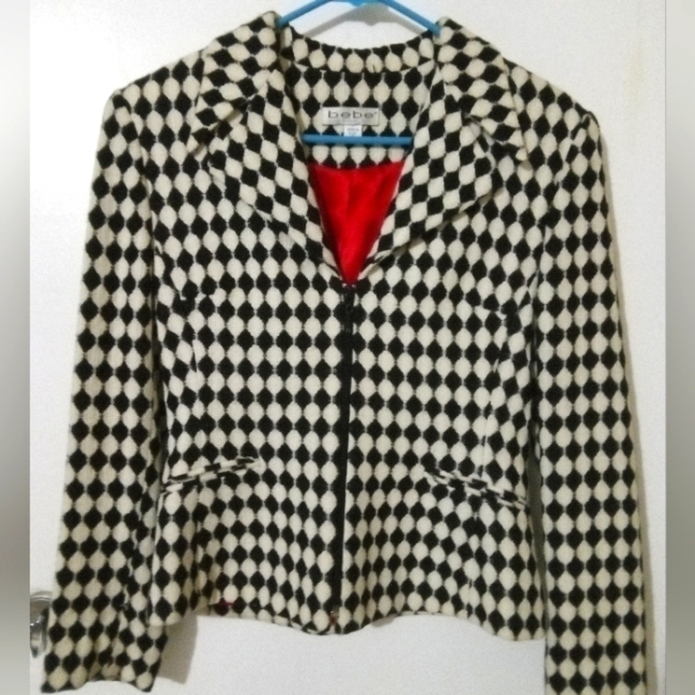 Vintage Y2K Rare BEBE jacket/blazer women's size 4 Immaculate condition 🔥 - Picture 2 of 5